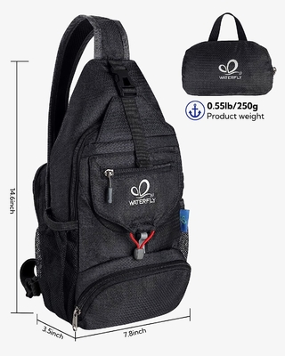 L'eau volante, petit sac à main, tout-terrain, coussinet, sac à dos, sac à poitrine, sac de jour pour la randonnée