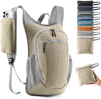 10L petit sac à dos de randonnée sac à dos de voyage sac à dos de jour léger sac à dos emballé pour femmes hommes