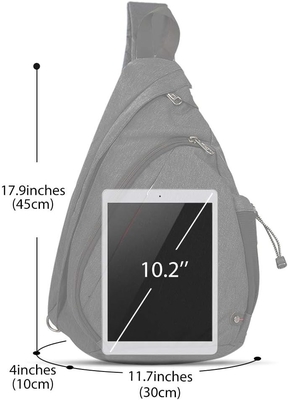 OutdoorMaster Sling Bag, sac de jour de randonnée, Crossbody épaule poitrine sac à dos de voyage en plein air urbain pour femmes et hommes