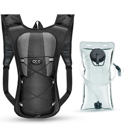 Sac à dos hydratant Sac à dos hydratant Sac à dos d'eau avec 2L (70 onces) Baston hydratant pour hommes Femmes Enfants pour la course