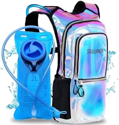 Sojourner Hydration Pack, sac à dos hydratant - Sac à dos d'eau avec 2 litres de vésicule hydratant, festival essentiel - Rave