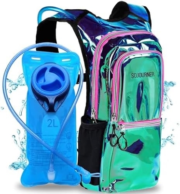 Sojourner Hydration Pack, sac à dos hydratant - Sac à dos d'eau avec 2 litres de vésicule hydratant, festival essentiel - Rave
