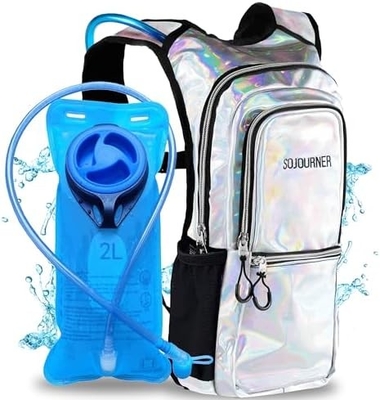 Sojourner Hydration Pack, sac à dos hydratant - Sac à dos d'eau avec 2 litres de vésicule hydratant, festival essentiel - Rave