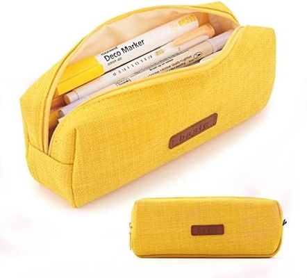 ANGOOBABY Petit porte-crayon étudiant crayon sac à monnaie sac cosmétique sac de bureau organique de papeterie pour l'école pour adolescents