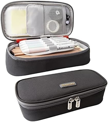 Homecube Casse à crayon porte-crayon capacitif Boîte à crayons pour maquillage Sacoche à tissu d'Oxford Grand sac de rangement Papeterie