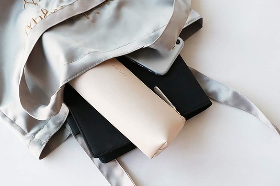 Doraking Sac à crayon Casse à crayon Maquillage cosmétique / Papeterie Sac à dos Casse / PU en cuir Petite poche Étudiants Papeterie