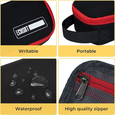ECHSRT Grand boîtier à crayon, sac à stylo esthétique avec grande capacité, sac de papeterie portable minimaliste avec poignée pour