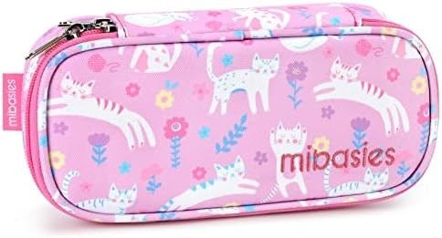 Mabasies Enfants Casque crayon pour filles et garçons Soft Rainbow Pen Box Pouch (Rainbow 1)
