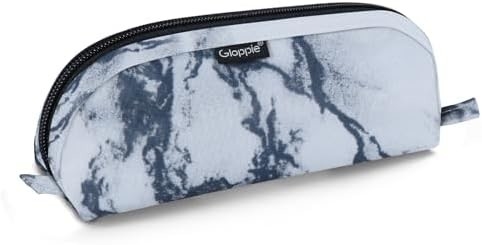 Gloppie Cute Pencil Case Kawaii Pouch à crayons Petite boîte à crayons Sac à crayons simples avec boîte à crayons fermeture à glissière Boîte à crayons de bus,