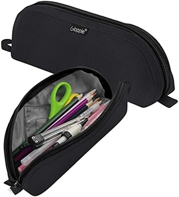 Gloppie Cute Pencil Case Kawaii Pouch à crayons Petite boîte à crayons Sac à crayons simples avec boîte à crayons fermeture à glissière Boîte à crayons de bus,