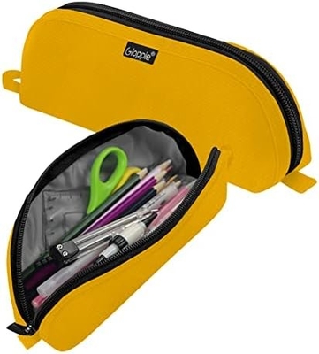 Gloppie Cute Pencil Case Kawaii Pouch à crayons Petite boîte à crayons Sac à crayons simples avec boîte à crayons fermeture à glissière Boîte à crayons de bus,