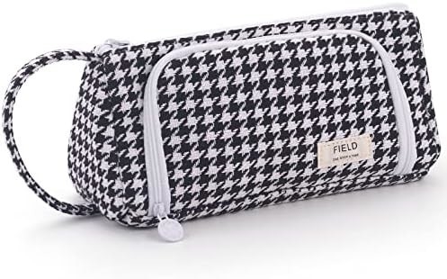 EASTHILL Casse à crayon de grande capacité Casse à stylo de poche Sac à stylo Sac de papeterie simple Organiseur de bureau de collège scolaire pour adolescentes