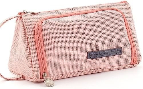 EASTHILL Casse à crayon de grande capacité Casse à stylo de poche Sac à stylo Sac de papeterie simple Organiseur de bureau de collège scolaire pour adolescentes