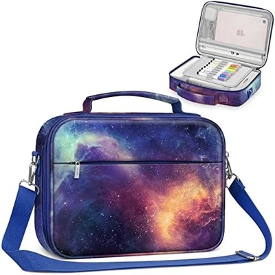 FINPAC Couverture de la Bible avec épaule, porte-livres, sac de l'église, Bible protectrice avec stylo, fentes et fermeture à glissière