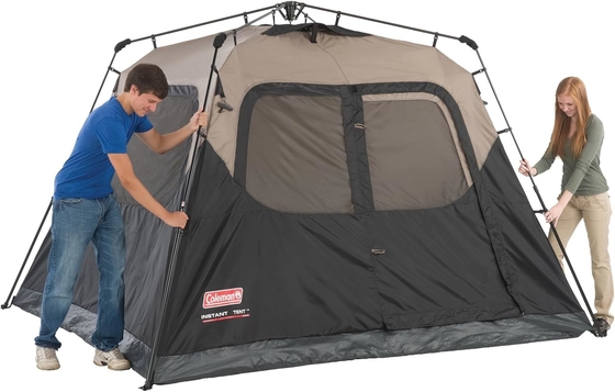 Tente de camping Coleman avec installation instantanée, tente résistante aux intempéries pour 4/6/8/10 personnes avec technologie WeatherTec, double épaisseur
