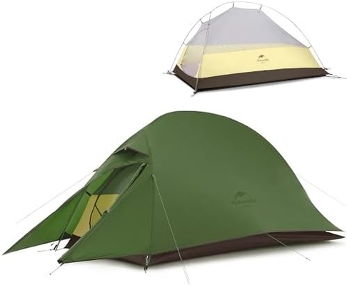 Naturehike Cloud-Up 1 personne Tente de sac à dos léger Tente pour un homme, imperméable à l'eau Tente pour une personne ultra-légère, faire