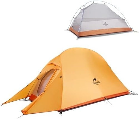 Naturehike Cloud-Up 1 personne Tente de sac à dos léger Tente pour un homme, imperméable à l'eau Tente pour une personne ultra-légère, faire