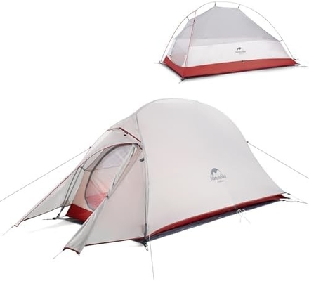 Naturehike Cloud-Up 1 personne Tente de sac à dos léger Tente pour un homme, imperméable à l'eau Tente pour une personne ultra-légère, faire
