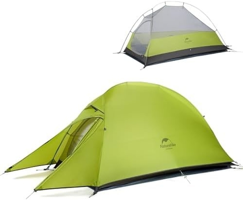 Naturehike Cloud-Up 1 personne Tente de sac à dos léger Tente pour un homme, imperméable à l'eau Tente pour une personne ultra-légère, faire