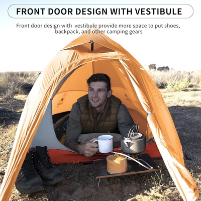 Naturehike Cloud-Up 1 personne Tente de sac à dos léger Tente pour un homme, imperméable à l'eau Tente pour une personne ultra-légère, faire