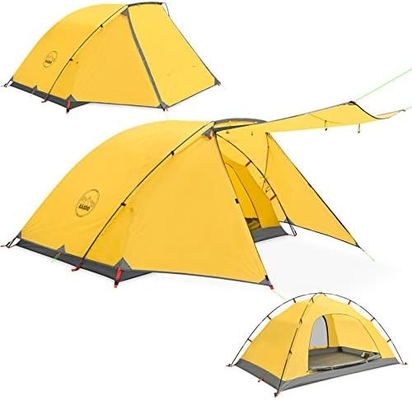 Tente de camping pour 2/4 personnes à l'extérieur imperméable à l'eau Famille grandes tentes 2/4 personnes Tente facile à installer avec porche double couche