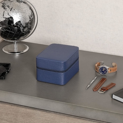 ROTHWELL 5 Montre organisateur de coffret de voyage pour 5 montres Protégé portable robuste avec fermeture à glissière