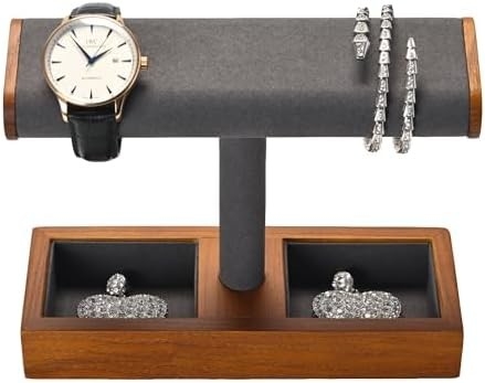 Montres en bois massif montres en T-bar montres montres porte- bijoux montres porte-montres pour hommes montres porte-montres organisateur pour hommes
