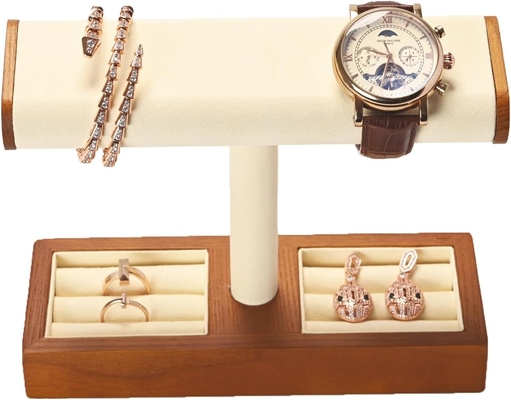 Montres en bois massif montres en T-bar montres montres porte- bijoux montres porte-montres pour hommes montres porte-montres organisateur pour hommes