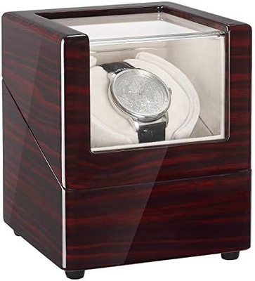 Chiyoda montres à enroulement pour montres automatiques boîte en bois massif avec moteurs Mabuchi