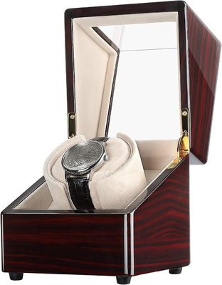 Chiyoda montres à enroulement pour montres automatiques boîte en bois massif avec moteurs Mabuchi