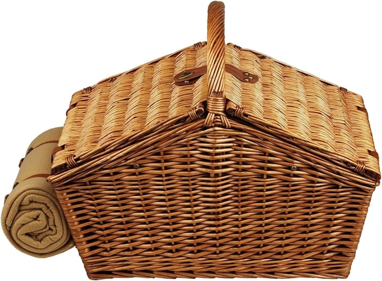 Picnic à Ascot Huntsman, panier de pique-nique à l'anglaise, avec service pour 4 personnes.