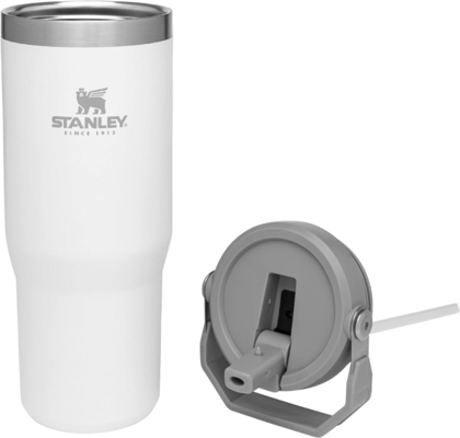 IceFlow évier en acier inoxydable avec paille, bouteille d'eau isolée sous vide pour la maison, le bureau ou la voiture, tasse réutilisable