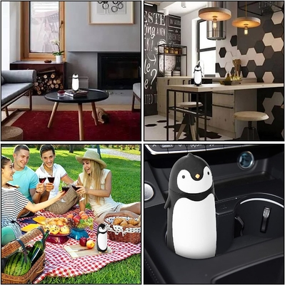 Penguin en acier inoxydable Gobelets isolés sous vide Mug de voyage Thé Bouteille d'eau Bouteille de café