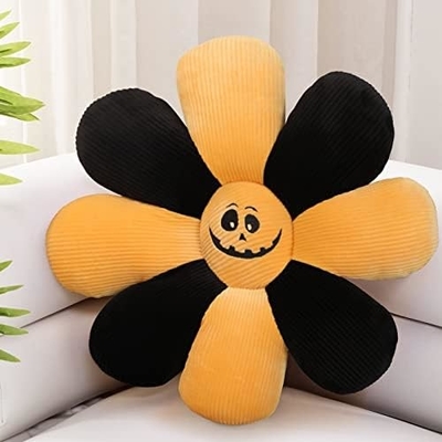 Cushion à fleurs, décor de Noël en forme de fleur, décor de chambre et en peluche