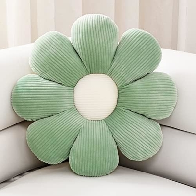 Cushion à fleurs, décor de Noël en forme de fleur, décor de chambre et en peluche
