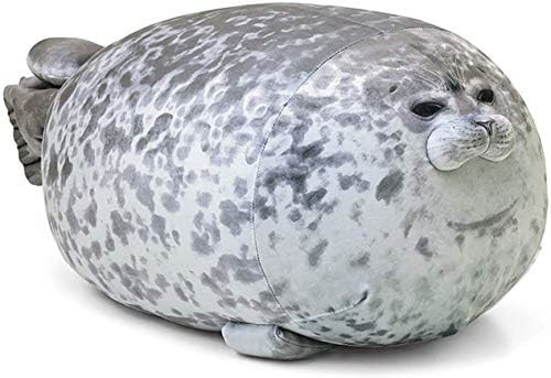 MerryXD Chubby Blob Seal Coussin, enrobé en coton en peluche jouet animal mignon océan moyen