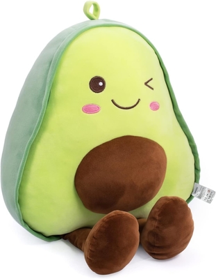 165 pouces de coussinet rempli d'avocat, fruit doux et en peluche. Jetez un oreiller en cadeau pour les enfants, un jouet en forme de nourriture pour Noël.