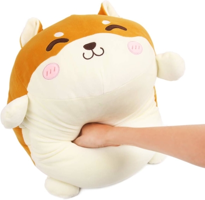 Shiba Inu Plush Coussin Animal fourré Cute Plush Toy Squishy Anime Corgi Plushie Fluffy Kawaii Souffle Coussin d'étreinte