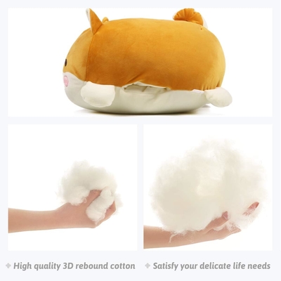 Shiba Inu Plush Coussin Animal fourré Cute Plush Toy Squishy Anime Corgi Plushie Fluffy Kawaii Souffle Coussin d'étreinte