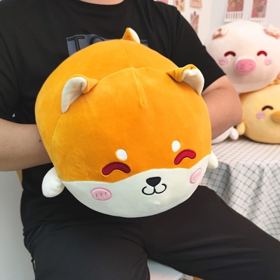 Shiba Inu Plush Coussin Animal fourré Cute Plush Toy Squishy Anime Corgi Plushie Fluffy Kawaii Souffle Coussin d'étreinte