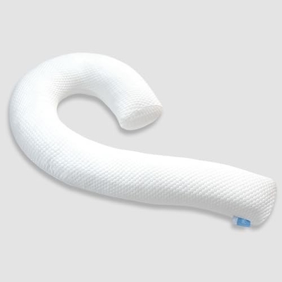 Coussin de corps pour adultes - Coussins de lit longs doux insert pour dormir - mousse de mémoire déchiquetée et couvercle lavable amovible