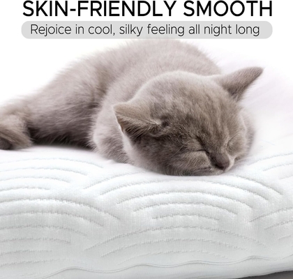 Coussin de corps pour adultes - Coussins de lit longs doux insert pour dormir - mousse de mémoire déchiquetée et couvercle lavable amovible