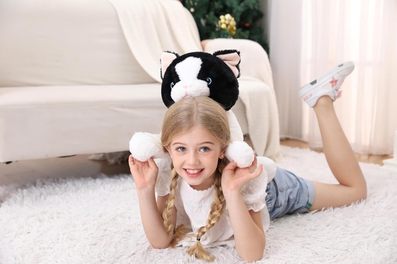 27 pouces de poids de chat en peluche, Cuddly poids de chat en peluche oreiller géant en peluche cadeau idéal pour adultes et enfants