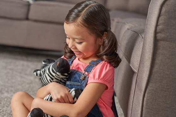 La République sauvage Zèbre Plush, Animal en peluche, Jouet en peluche, Cadeaux pour les enfants, Cuddlekins 12 pouces, Multicolore