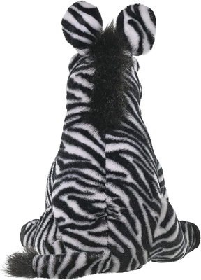 La République sauvage Zèbre Plush, Animal en peluche, Jouet en peluche, Cadeaux pour les enfants, Cuddlekins 12 pouces, Multicolore
