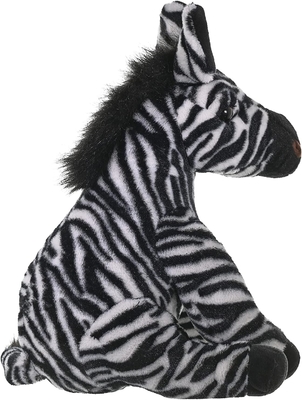 La République sauvage Zèbre Plush, Animal en peluche, Jouet en peluche, Cadeaux pour les enfants, Cuddlekins 12 pouces, Multicolore
