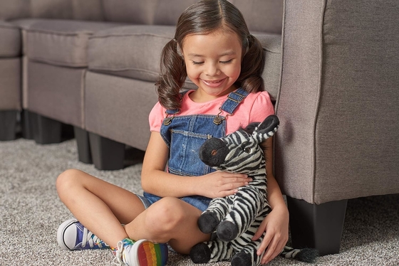 La République sauvage Zèbre Plush, Animal en peluche, Jouet en peluche, Cadeaux pour les enfants, Cuddlekins 12 pouces, Multicolore