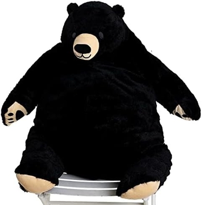 23Un ours en peluche brun foncé Simulation de jouets en peluche Djungelskog Ours en peluche