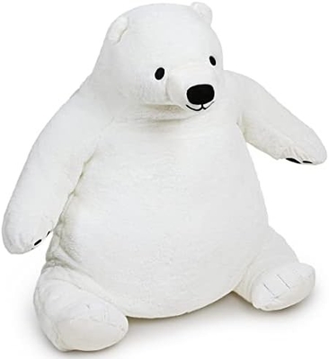 23Un ours en peluche brun foncé Simulation de jouets en peluche Djungelskog Ours en peluche