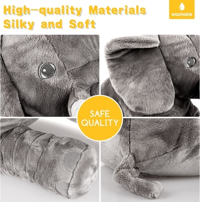 Jouet à fourrure d'éléphant en peluche 24 pouces